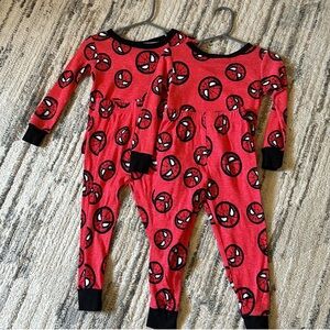Marvel Red Spider Hero Kids Pjs